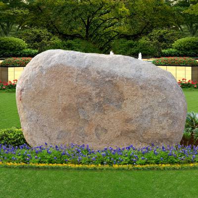園林景觀石風(fēng)景石 天然水沖石刻字石原石 A6